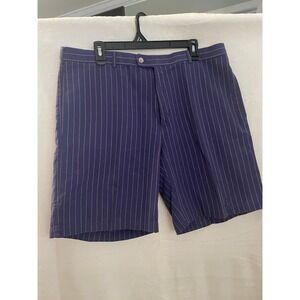Peter Millar Pinstripe Blue‎ Chino Shorts Men's size 38